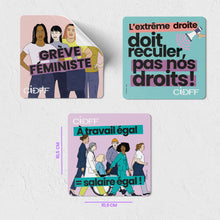 Charger l'image dans la galerie, 8 mars Kit - 20 autocollants et 5 affiche
